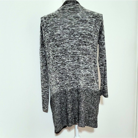 Soft Surroundings‎ Cardigan Sz XS Pockets Stretch Comfort Gray Marled Open Front - Picture 2 of 11